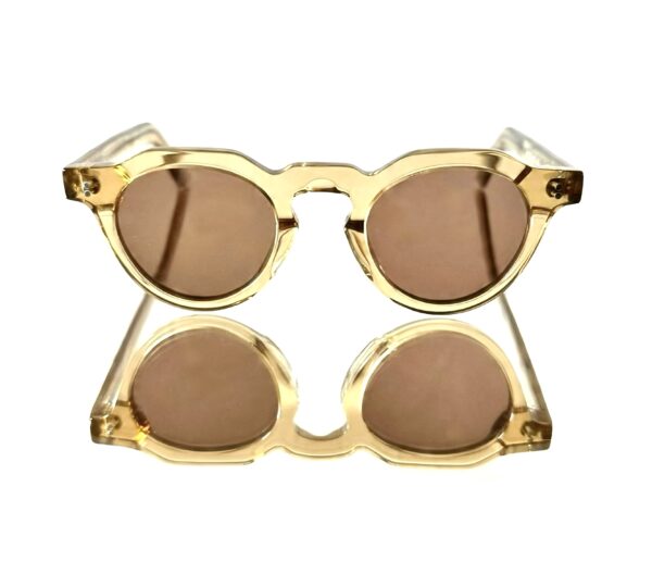 Crown Panto Champagne Vintage Optical Paris