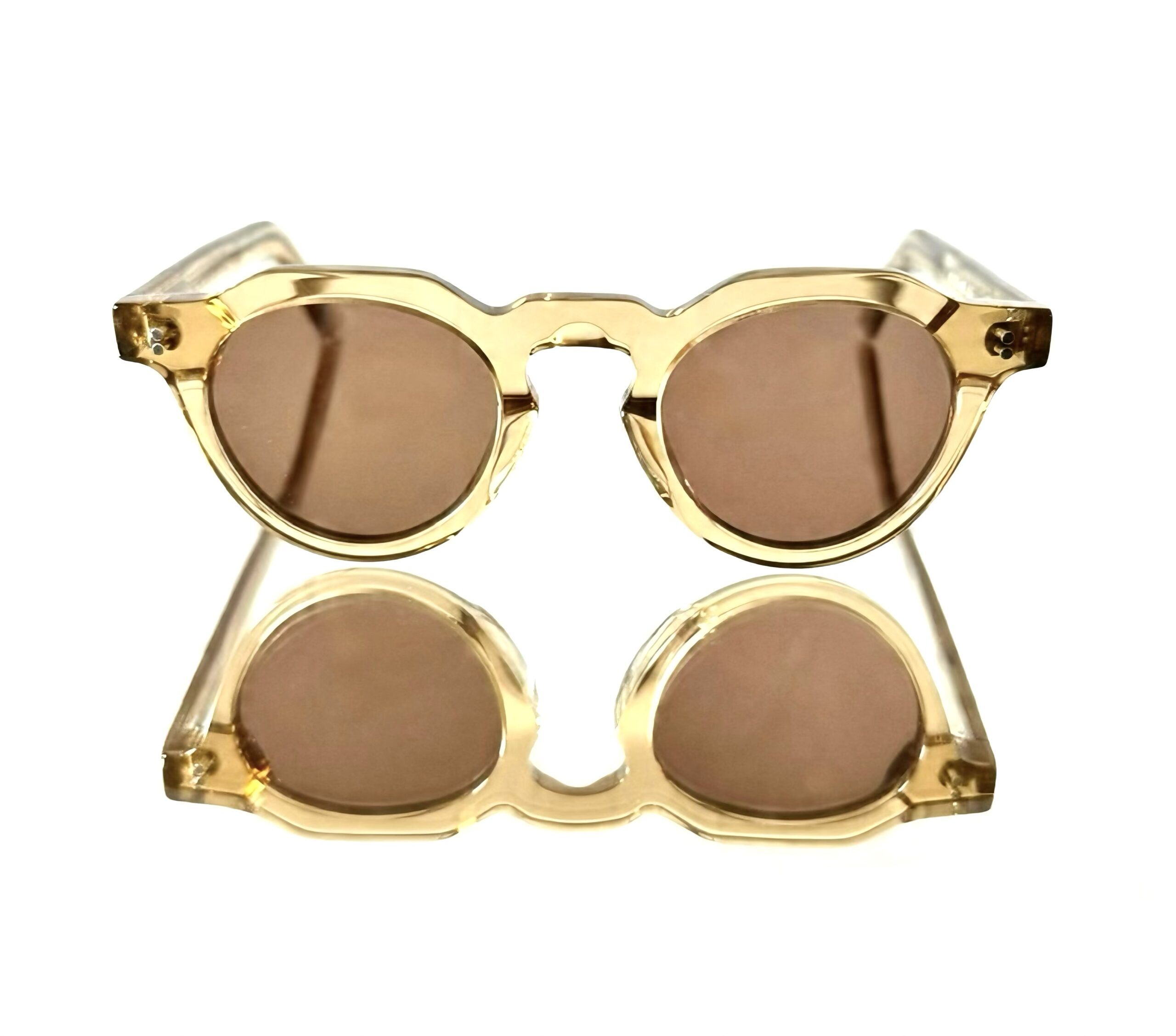 Crown Panto Champagne Vintage Optical Paris