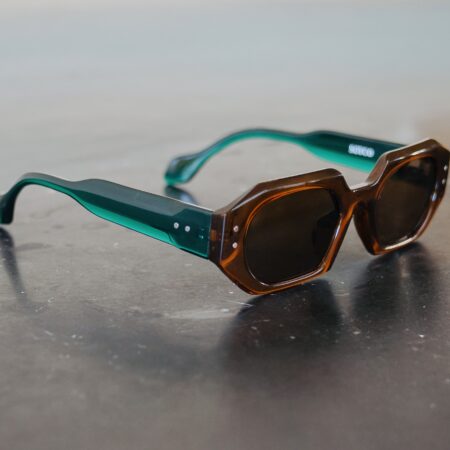 SOYCO SUNGLASSES VOP Rectangular Brown Green