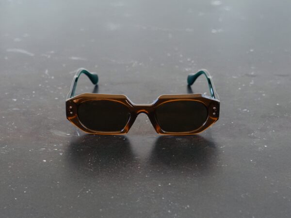 SOYCO SUNGLASSES VOP Rectangular Brown Green