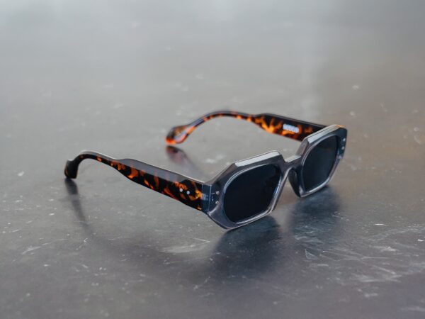 SOYCO SUNGLASSES VOP Rectangular Brown Tortoise Grey