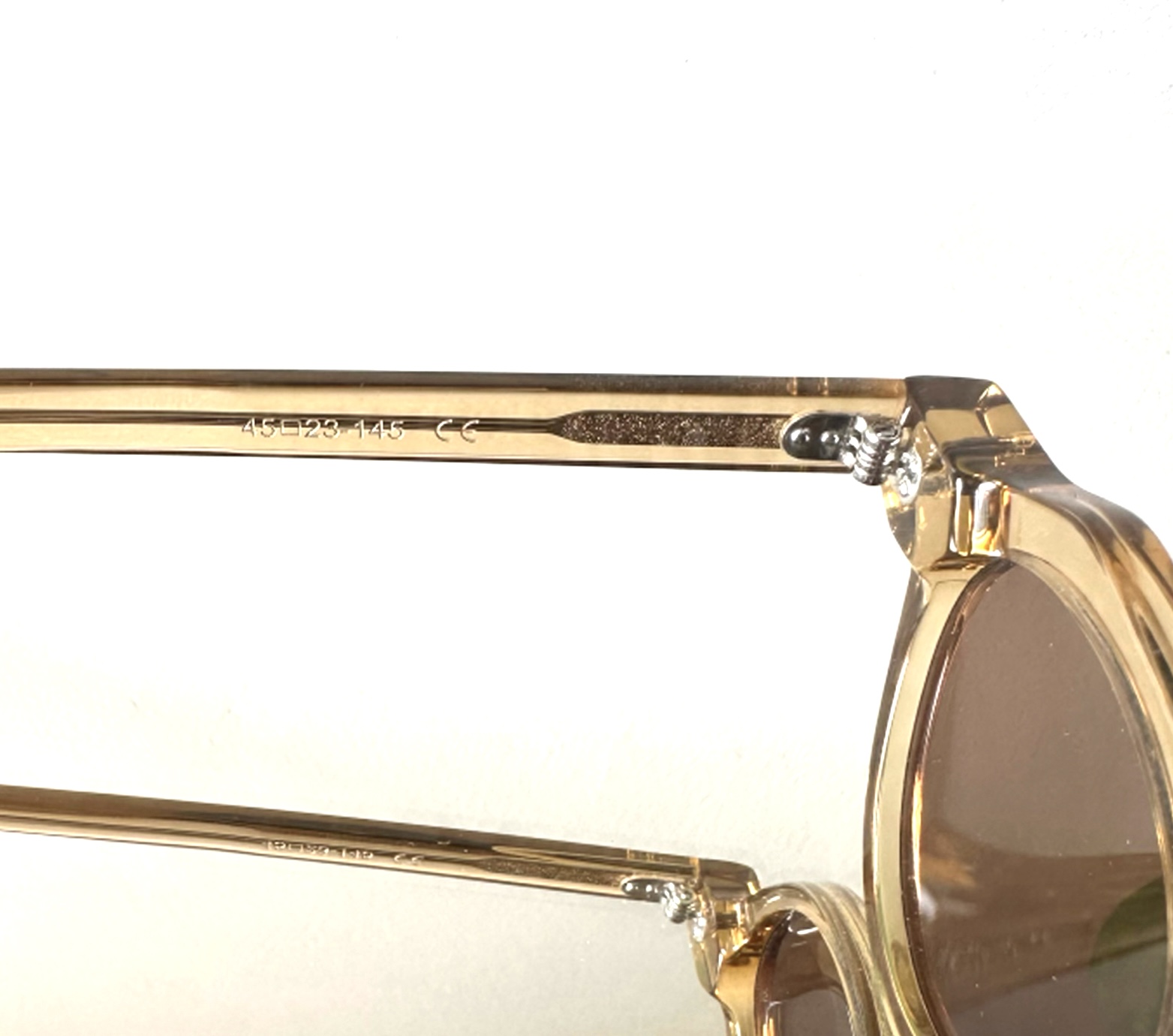 Crown Panto Champagne Vintage Optical Paris