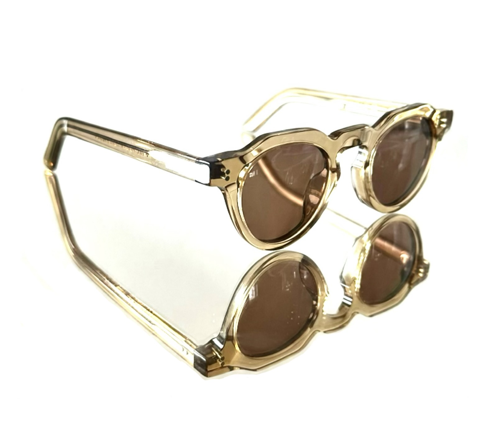 Crown Panto Champagne Vintage Optical Paris