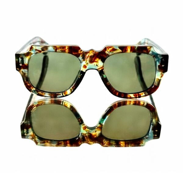 GARGOYLE VOP GREEN BROWN VINTAGE OPTICAL PARIS