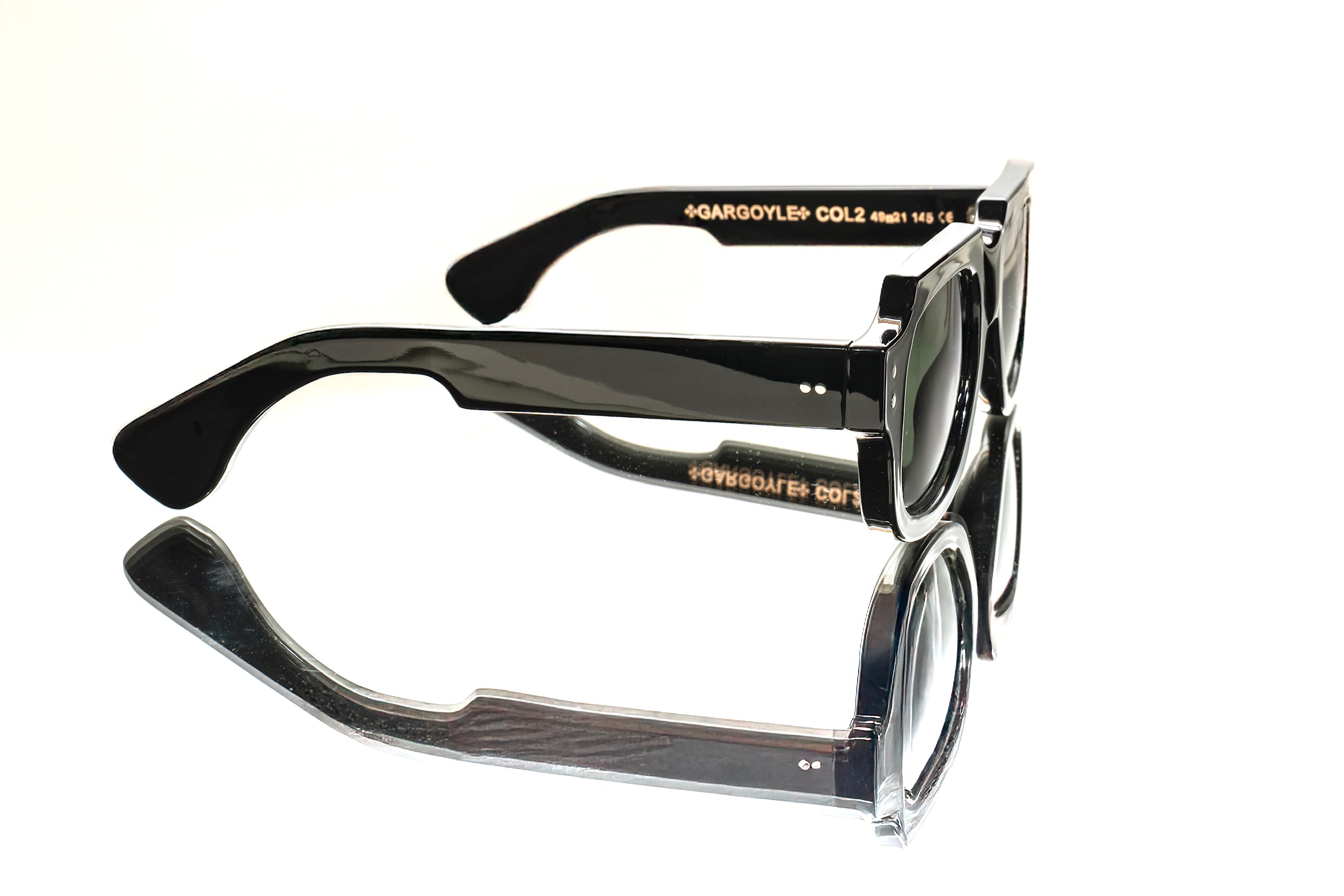 GARGOYLE VOP BLACK VINTAGE OPTICAL PARIS