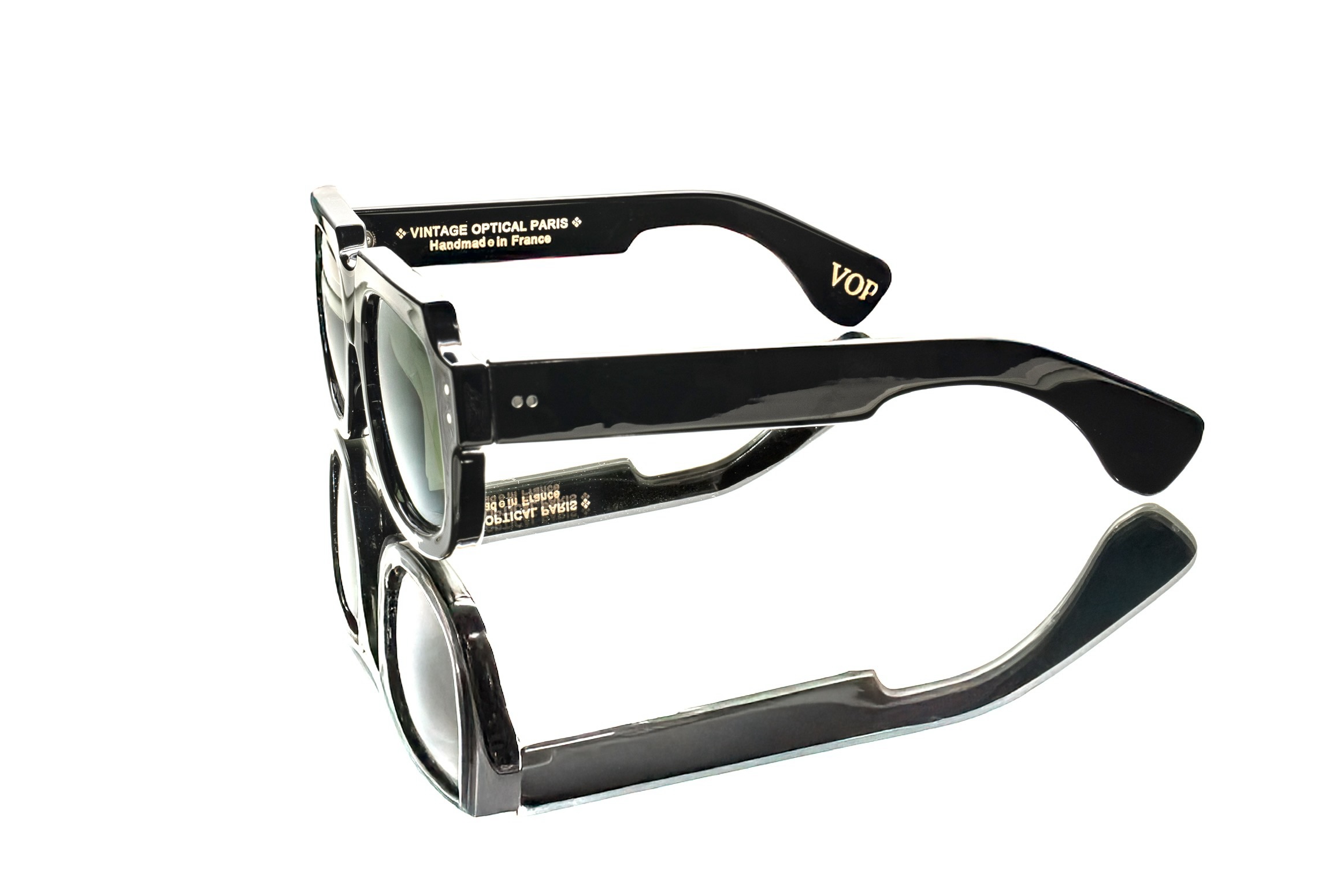 GARGOYLE VOP BLACK VINTAGE OPTICAL PARIS