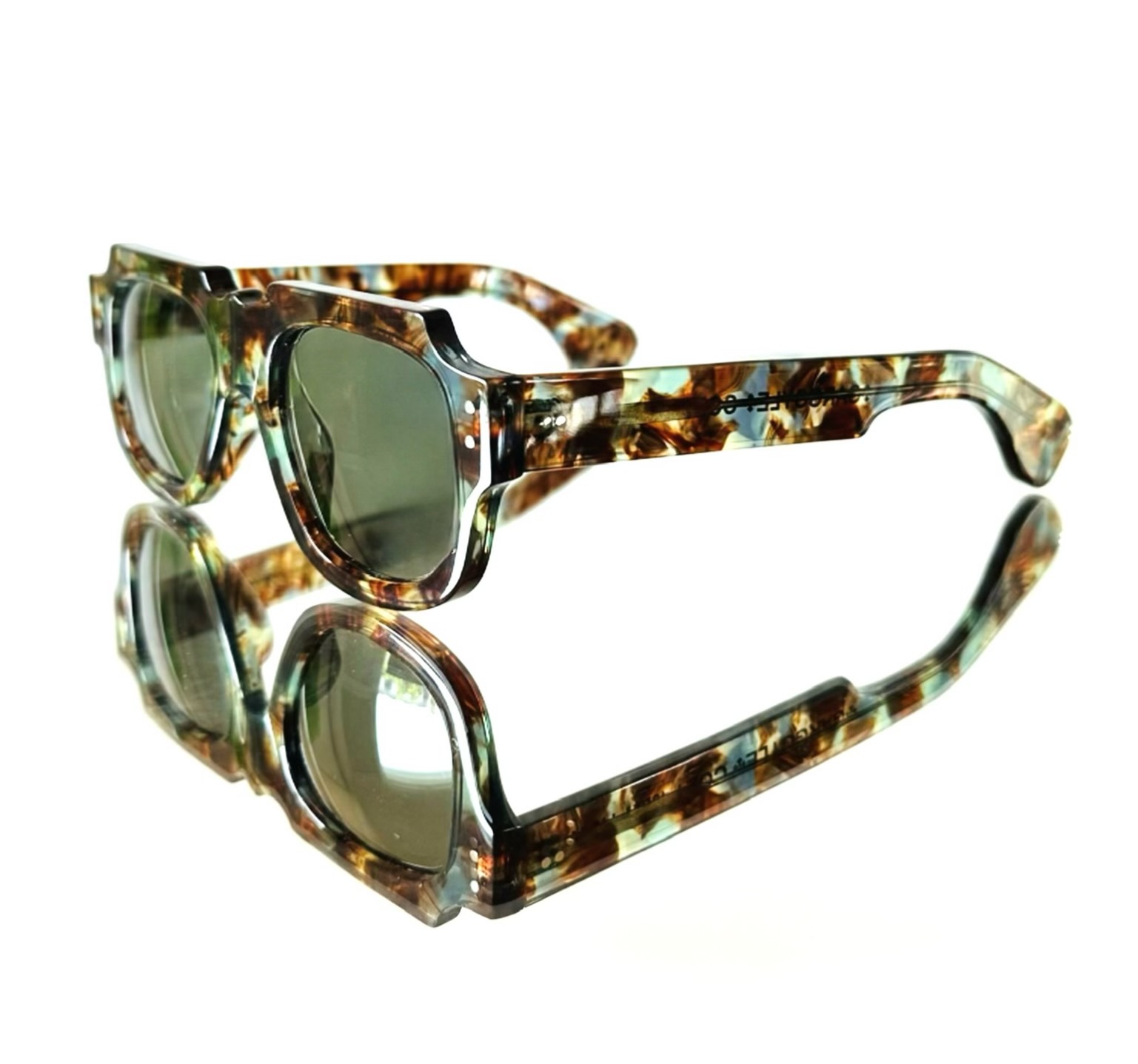 GARGOYLE VOP GREEN BROWN VINTAGE OPTICAL PARIS