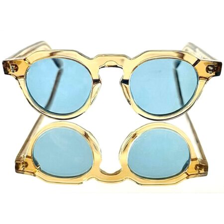 Crown Panto CHAMPAGNE BLUE Vintage Optical Paris