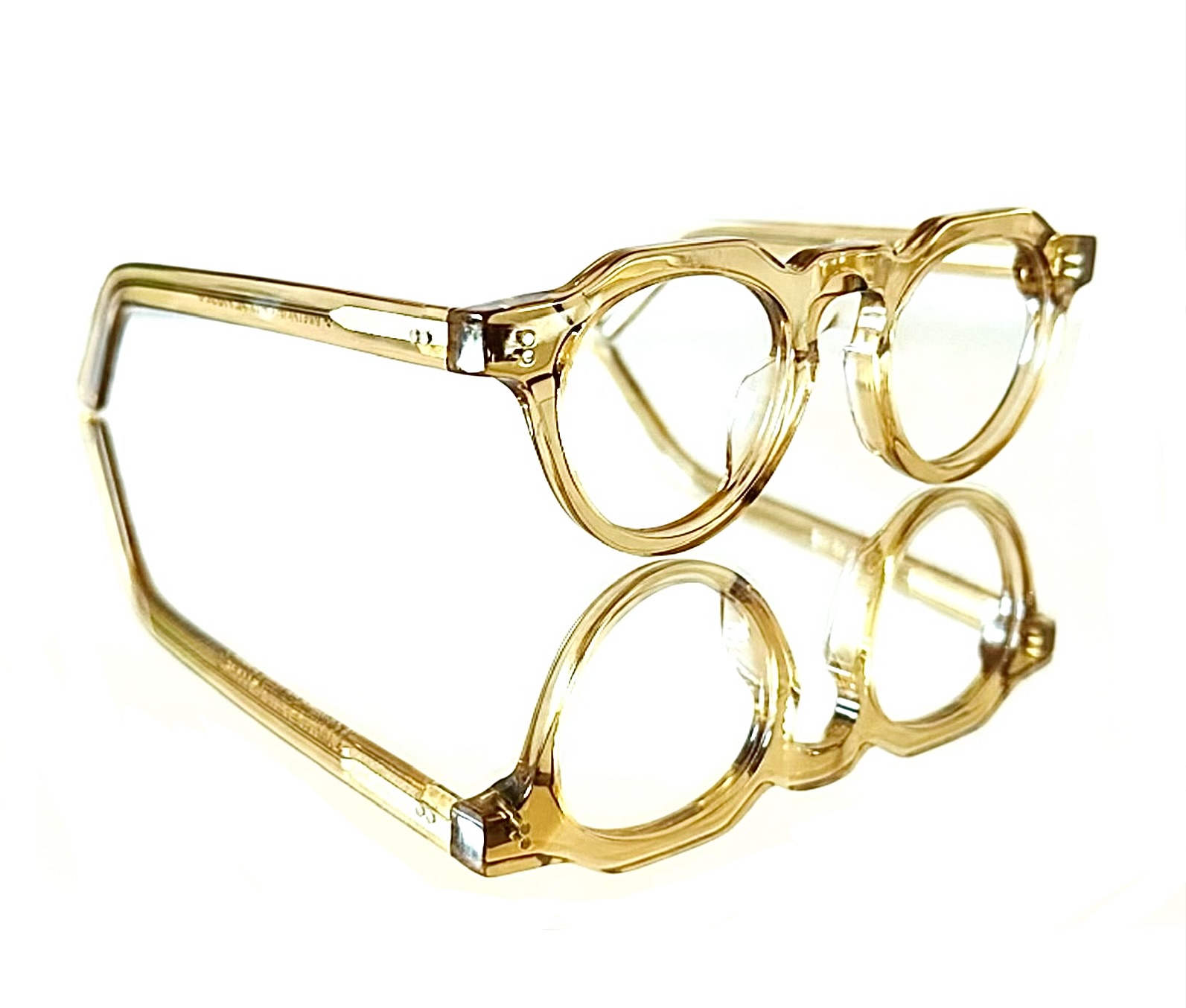Crown Panto Champagne Vintage Optical Paris