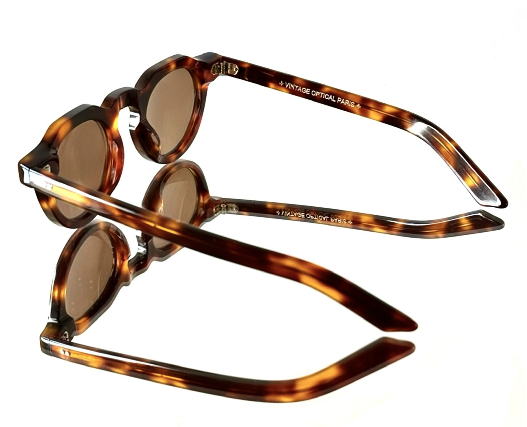 CROWN PANTO BROWN VOP Vintage Optical Paris